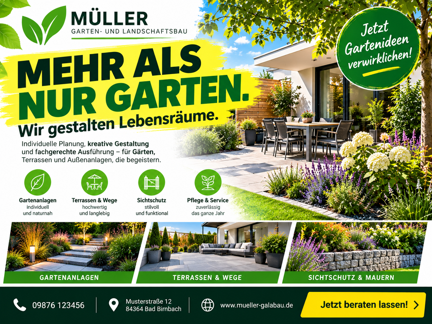 Mehr als nur Garten – Müller Landschaftsbau
